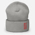 Guards &God Crimson Cuffed Beanie